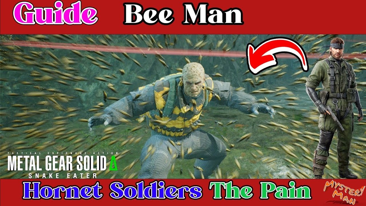 Metal Gear Solid ∆ Hornet Soldier The Pain | How to beat the Pain