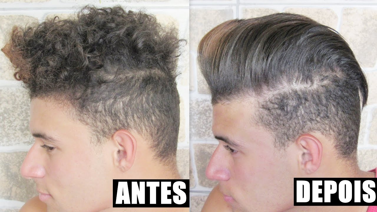 progressiva em cabelo crespo masculino