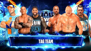 John Cena + Randy Orton + Jey Uso vs. Brock Lesnar + Triple H + Big Show | Tag Team Match | WWE 2K24