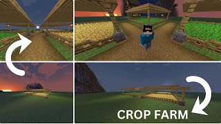 Download Lagu How To Build A BEAUTIFUL CROP FARM Tutorial || Minecraft Tutorial || Lets Build Episode #2