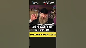 4️⃣2️⃣ Emunah and Bitachon 💡The Story of the Precious Jewel #Torah #shorts