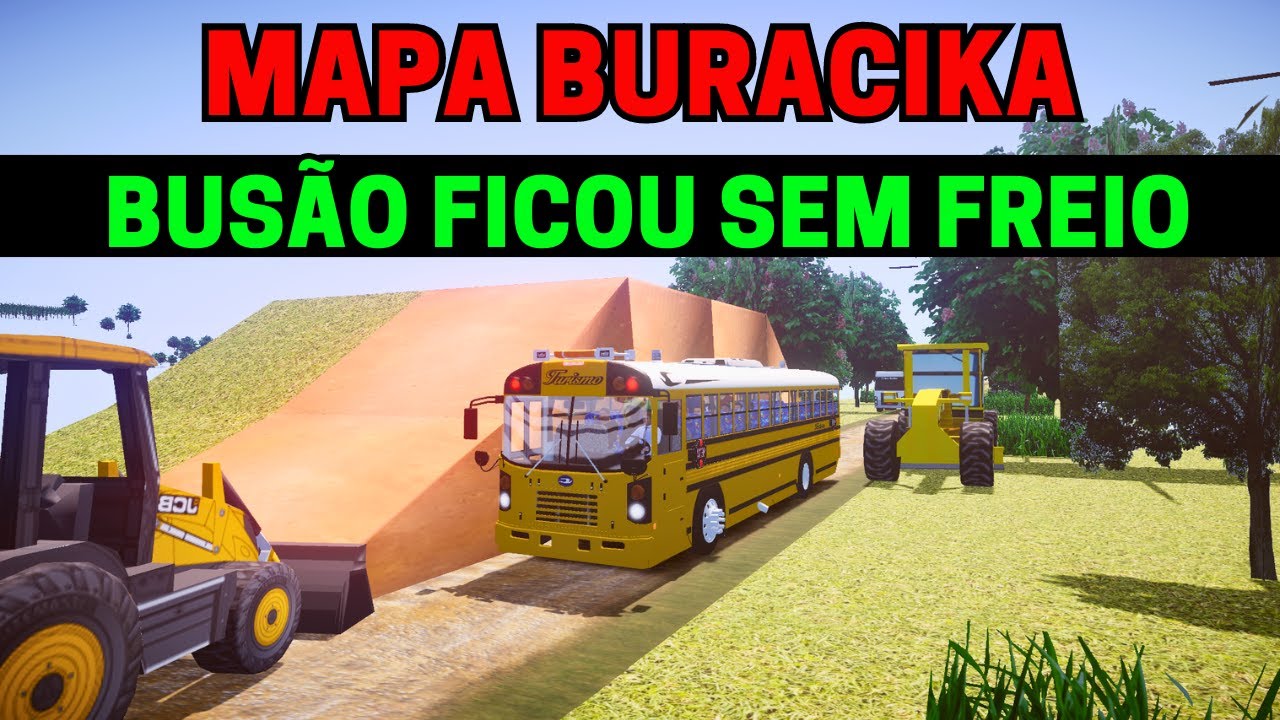 ๐ดGameplay Proton Bus Simulator | Mapa Buracika | Simulador de รnibus ...