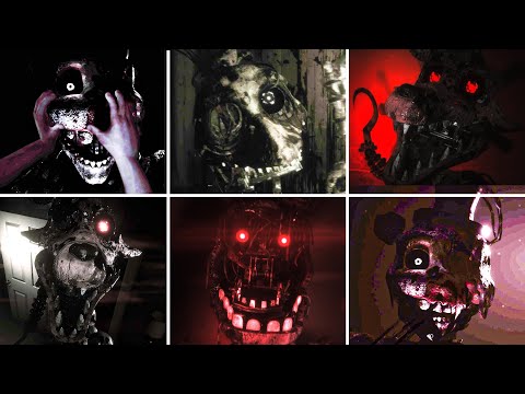 The Joy Of Creation Remake (FNAF) - All Jumpscares u0026 Scary Moments 4K 2024