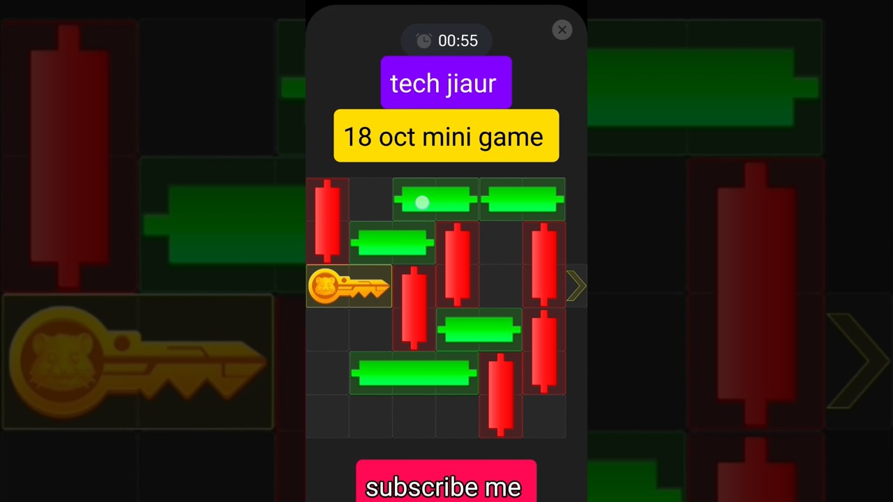 18 oct mini game key