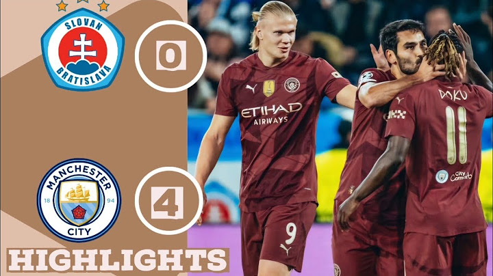 EXTENDED HIGHLIGHTS || MANCHESTER CITY 4 - 0 SLOVAN BRATISLAVA || UEFA CHAMPIONS LEAGUE 🏆