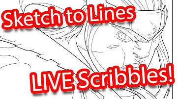 Castle Dracula Sketch to Lines - Scribbles with Jonathan