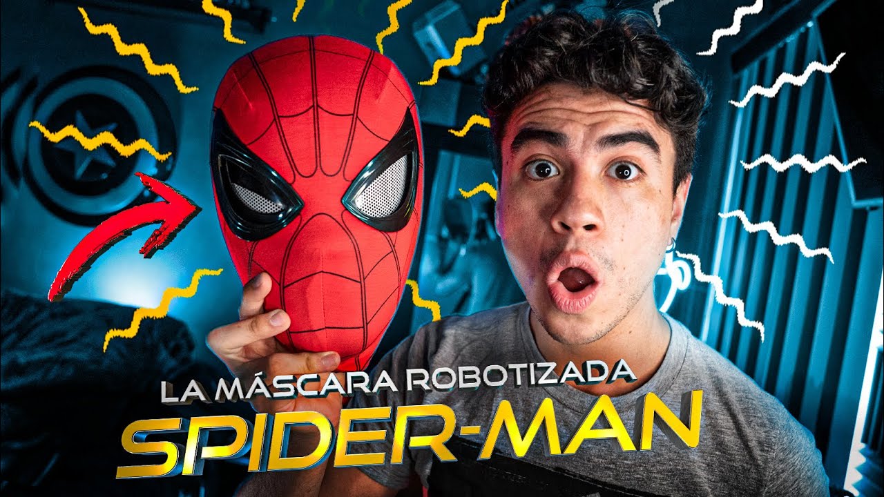 Compré la MÁSCARA de SPIDERMAN que MUEVE LOS OJOS! ? - Mike Murcia -  YouTube