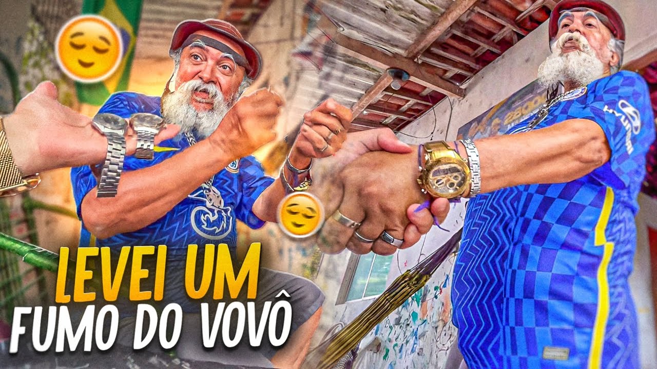 O VOVÔ É MUITO ESPERTO PASSOU UM FUMO NO MANETIKIN | MANETIKIN