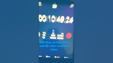 If I get 500 likes on this video and get to 170 subs I will reset the timer