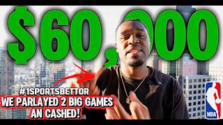 #1SportsBettor DPATT PARLAYED TWO BIG GAMES AND CASHED BIG!!