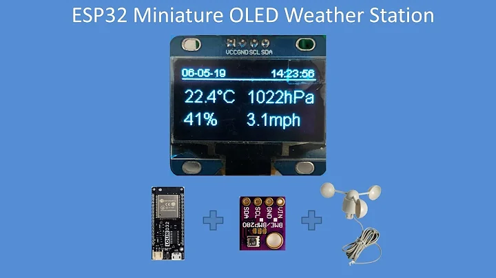 Tech Note 126 - ESP32 miniature weather station with wind direction add-on