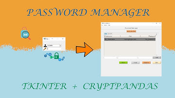 MAKE YOUR OWN PASSWORD MANAGER [PYTHON+TKINTER GUI]