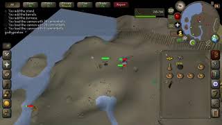 How to use a Dwarf Cannon on Rock Crabs to train Ranged (Super Fast XP)