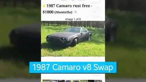 1987 3rd Gen Camaro v6 to v8 Swap