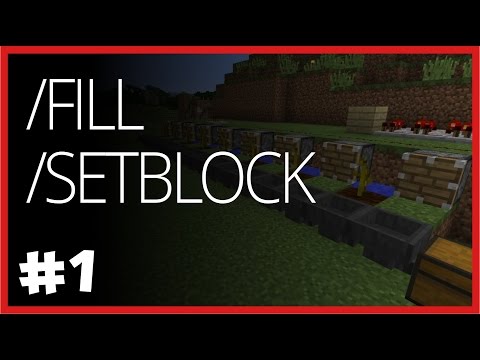 /fill ve /setblock - Minecraft Komut Kullanımı