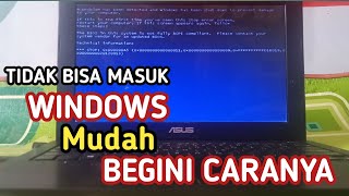 Famous LAPTOP TIDAK BISA MASUK WINDOWS "A problem has been detected. " Profile
