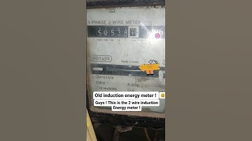 Induction type Energy meter integrating type #electrical #inductionmeter #induction #electrical