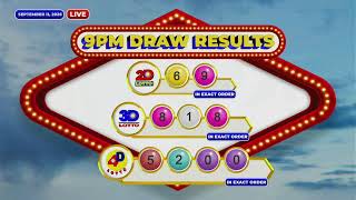 [LIVE] PCSO 9:00 PM Lotto Draw - September 11, 2026 screenshot 1