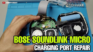 BOSE SOUNDLINK MICRO NOT CHARGING SOLUTION - CHARGING PORT REPAIR