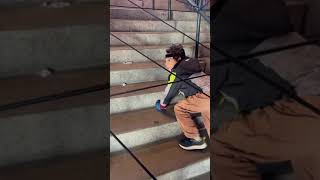 Spartan Bear Crawl … Stairs