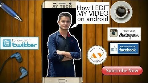 How to edit videos like MGS TECH on Android for free. You have add two things logo and frame.