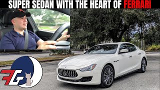 The maserati ghibli - a grand touring 4 door sedan with heart of
ferrari. after driving car around for week, i learned to really
appreciate this ...