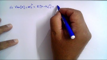 Muhammad Farooq-i-Azam: Variance and Standard Deviation of a Discrete Random Variable