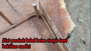 ⛔ALAT PENEKUK BEHEL BETON SANGAT SIMPLE DAN KUAT BISA DI COBA SENDIRI‼️#Alatpenekukbesibetonsimple