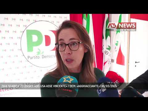 ZAIA 'SCARICA' ZELENSKY: «UE-USA ASSE VINCENTE». I DEM: «AGGHIACCIANTE» | 01/03/2025