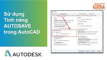 #09 - Sử dụng tính năng Autosave trong AutoCAD