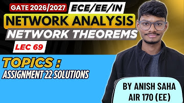 Assignment-22 Solutions Of TWO Port Networks || PrepFusion