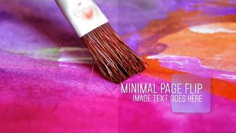 Minimal Page Flip - After Effects Project Files