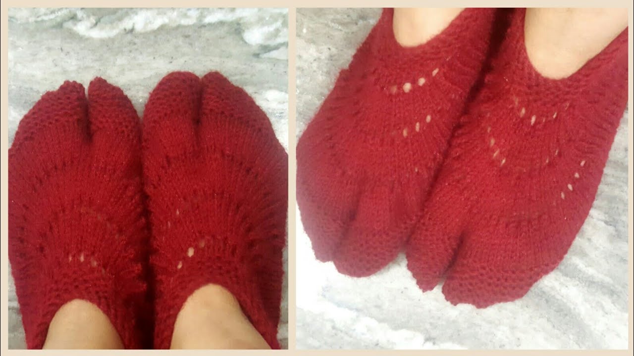 Knitting socks with thumb for women| Simple and easy socks knitting|Socks knitting pattern #13