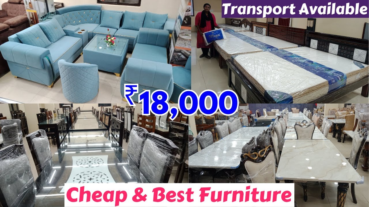 Cheap & Best Furniture Market Hyderabad Sofa Set Cot All Over India
