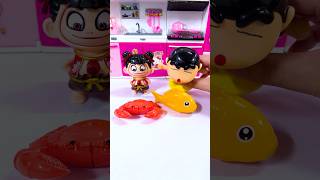 Shin Chan and friends Toy Fun ASMR#shorts #funny #toys #asmr #satisfying #shinchan #nezha