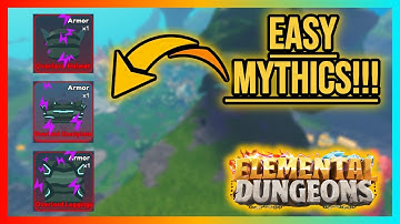 How To Get Mythic Loot EASILY!!! | Elemental Dungeons