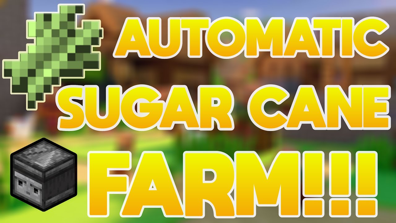 Minecraft ZERO Tick Sugar Cane Farm BEST TUTORIAL!!! (Bedrock Only