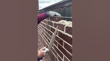 This is the process of laying bricks #shorts