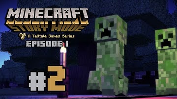 Minecraft: Story Mode: Episode 1 - Gameplay Walkthrough (Part 2) "Night Time"