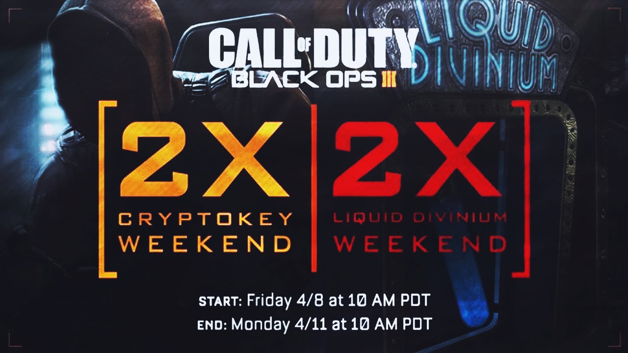 Black Ops 3: DOUBLE CRYPTOKEYS AND LIQUID DIVINIUM WEEKEND! SUPER FAST CRYPTOKEYS!