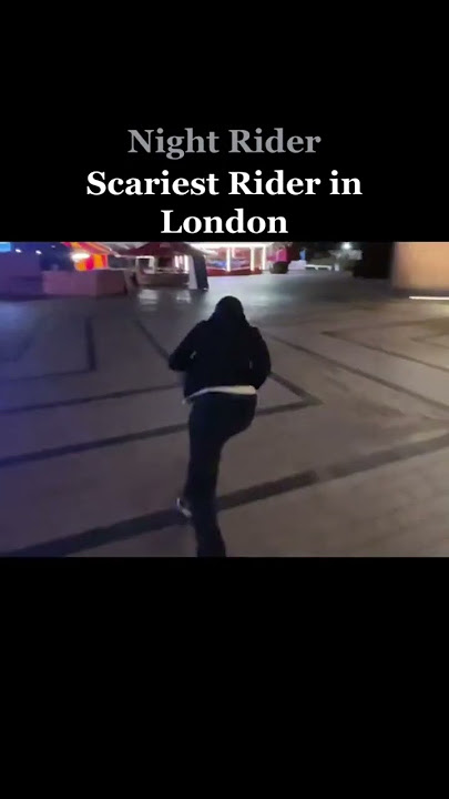 Night Rider 🥷🏿 Scariest Rider in History 😳 What Did He Do?! #OMG 😱