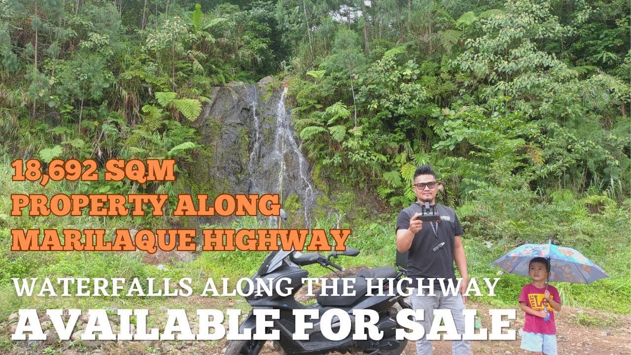 #vlog183 Farm Lot For Sale in the Philippines - 18,692 sqm with Waterfalls - Along National Highway
