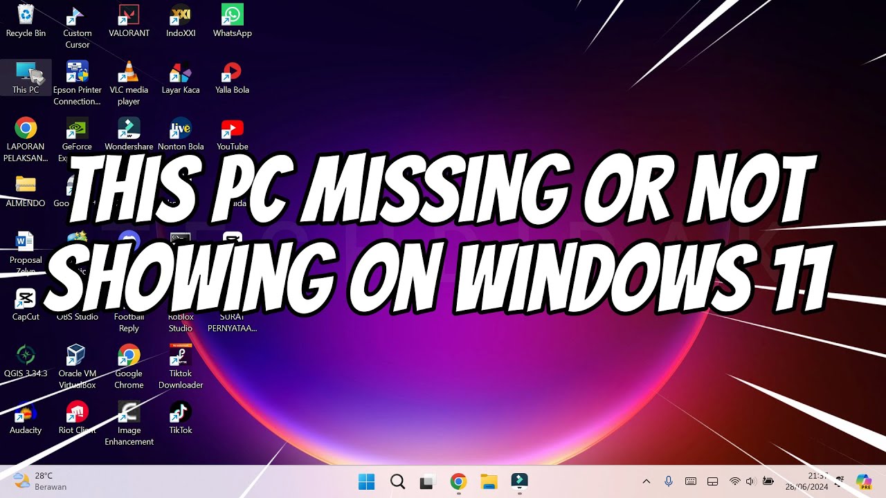 This PC Missing or Not Showing on Windows 11 (FIXED) - YouTube