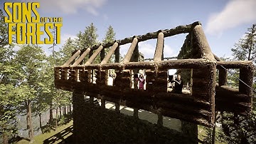 Tower Overhangs Are Done! (Sons Of The Forest)