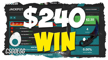 EPIC $240 CSGOEGG 0,83% JACKPOT WIN