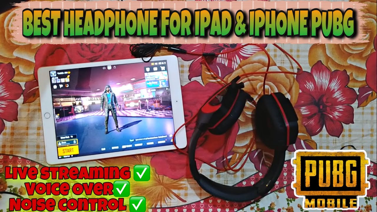 Best Headphone For IPAD & Iphone PUBG Gameplay No Repeat Sound