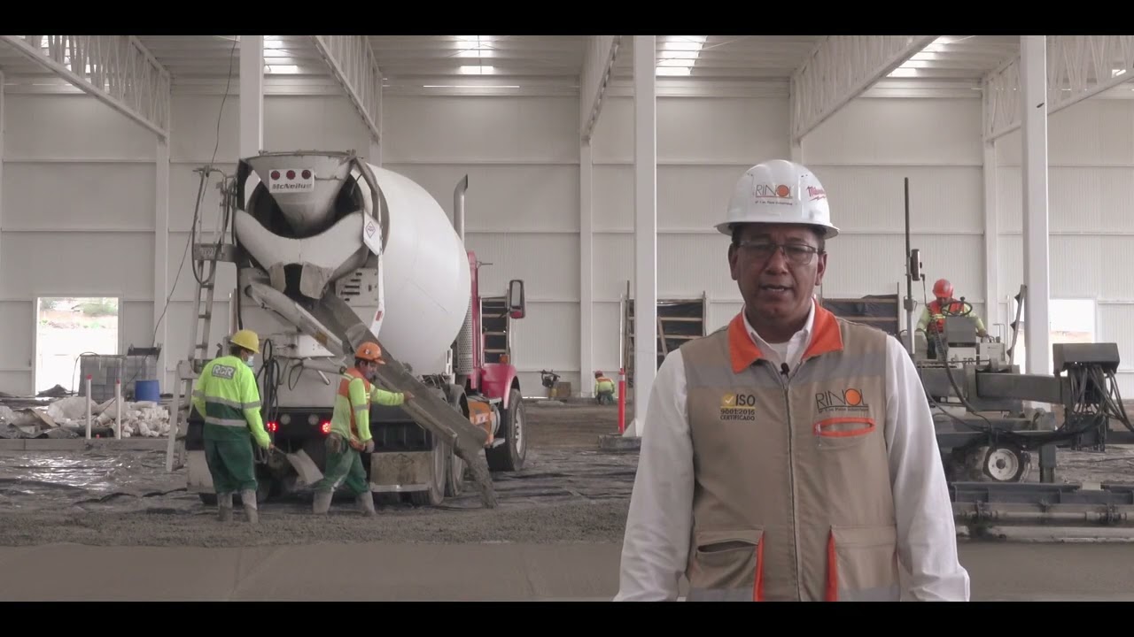 Video - Proceso de construcción de piso industrial - Rinol México