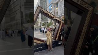 Take Everyone Photos In I Love Madina Frame #madina #makkah #shorts
