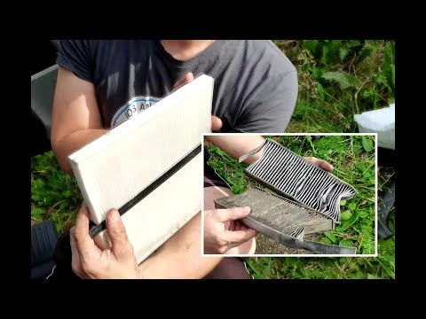 ЗАМЕНА ФИЛЬТРА САЛОНА НА РЕНО КЕНГУ 2 + BONUS - ЧИСТИМ ДРЕНАЖ КОНДЕЯ!