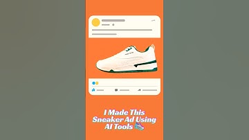 I made This Sneaker Ad Using AI Tools 👟✨ #business #ad #ai